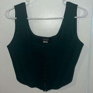 Dark green Corset top